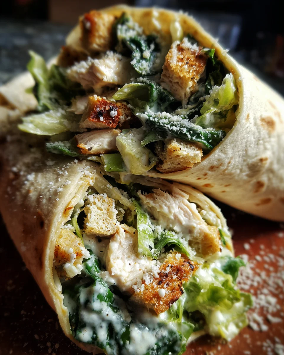 Chicken Caesar Wraps 15 Chicken