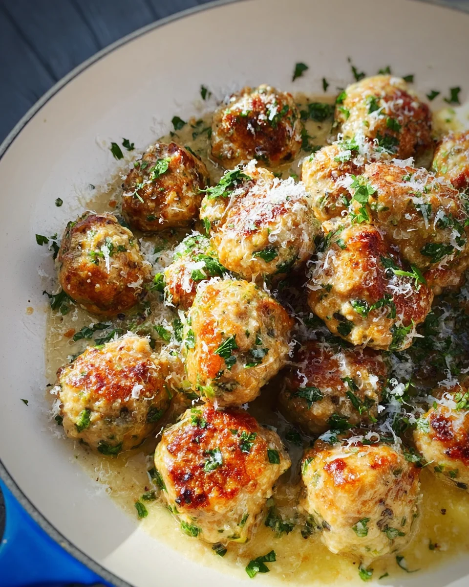 Chicken Piccata Meatballs
