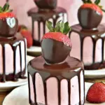 Chocolate-Covered Strawberry Mini Cakes