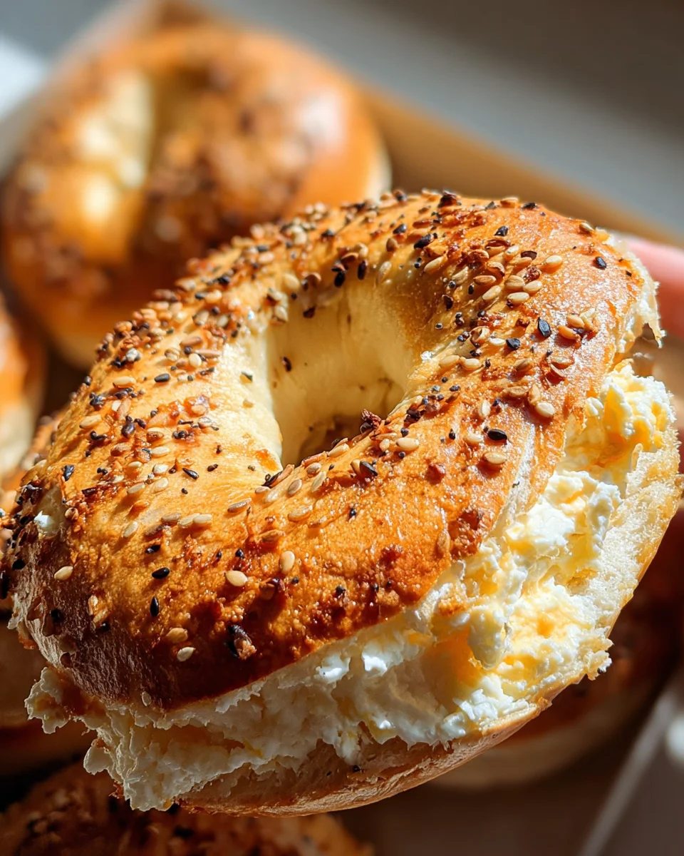 Cottage Cheese Bagels