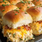 Crack Chicken Sliders on Hawaiian Rolls
