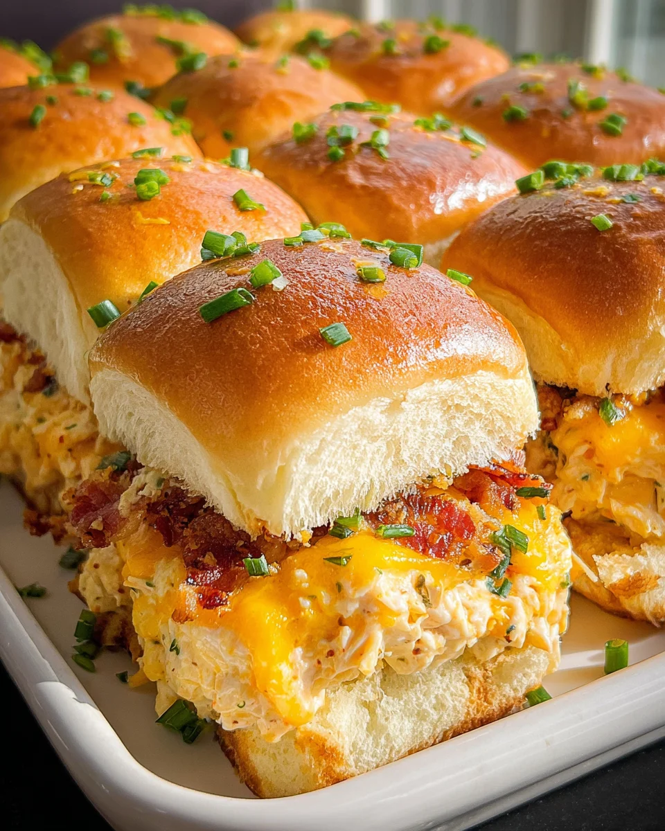 Crack Chicken Sliders on Hawaiian Rolls 25 Crack