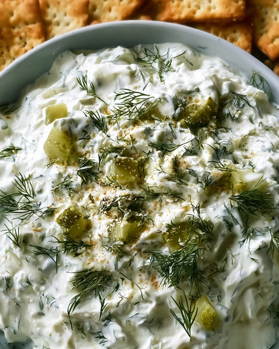 Creamy Dill Pickle Cottage Cheese Dip 20 Creamy