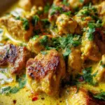 Creamy Homemade Chicken Korma Perfect with Flatbread or Rice