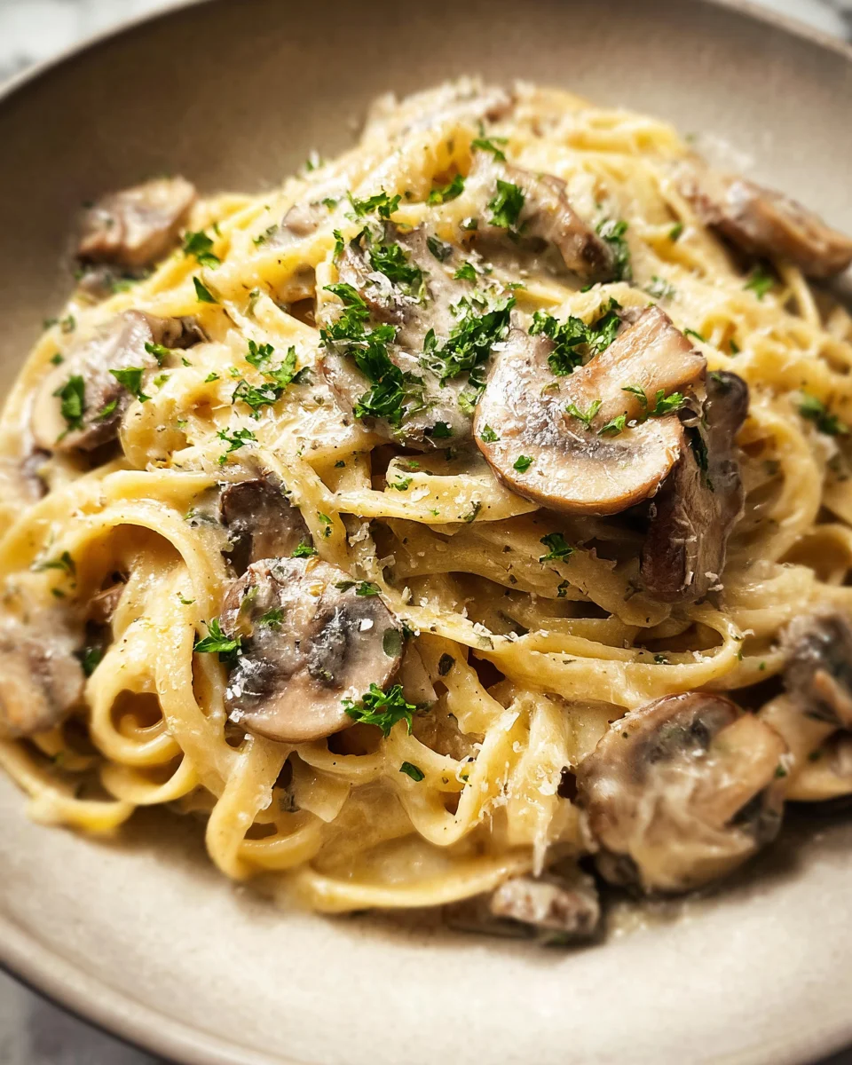 Creamy Mushroom Pasta 21 Creamy