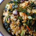 Crispy Kale and Shiitake Fried Rice