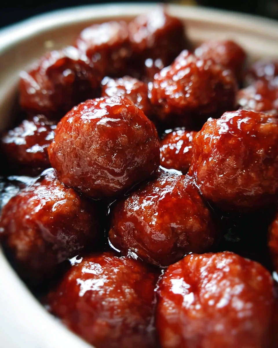 Crockpot Bbq Meatballs