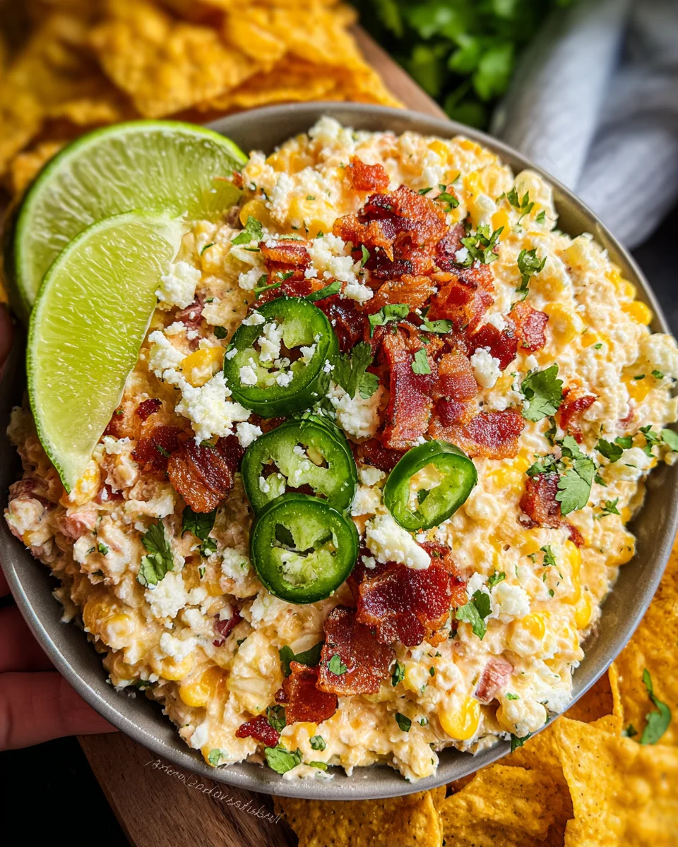 Crockpot Jalapeno Corn Dip