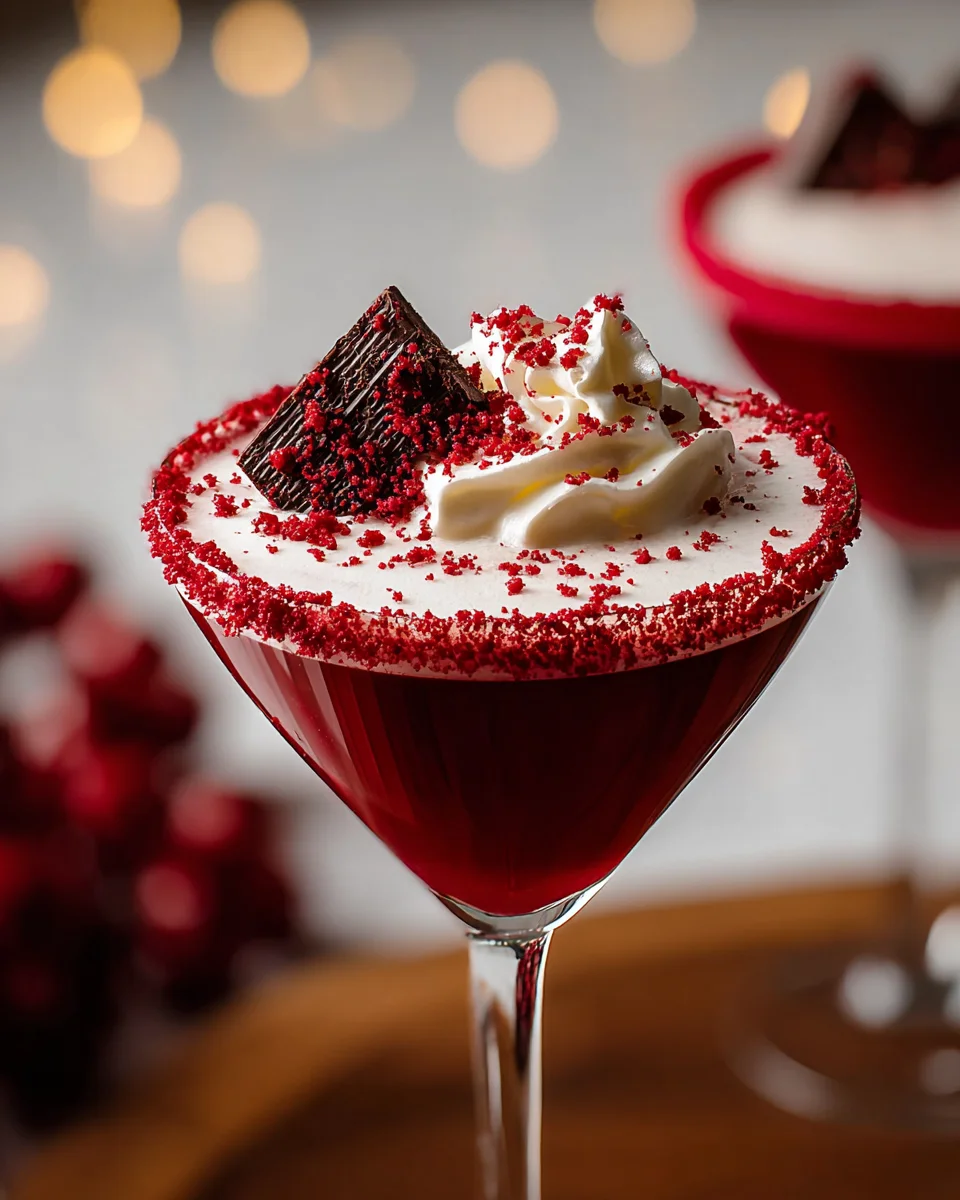Decadent Red Velvet Martini Recipe for Your Next Celebration