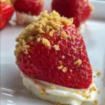 Deviled Strawberries (Made with a Cheesecake Filling)