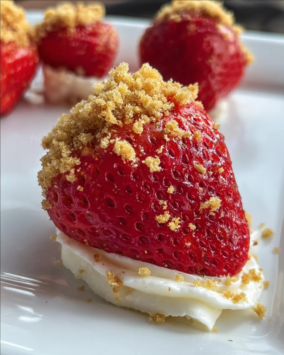 Deviled Strawberries (Made with a Cheesecake Filling)