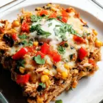 Easy Chicken Burrito Casserole