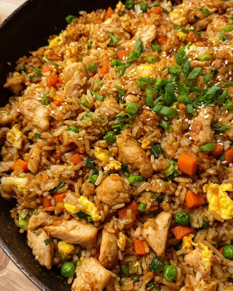 Easy Chicken Fried Rice (Restaurant-Style)