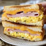 Egg and Ham Breakfast Sandwich