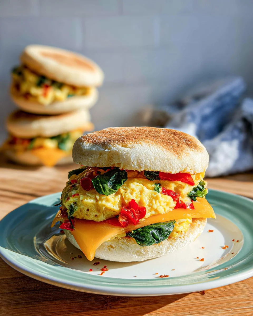 Freezer Friendly Breakfast Sandwiches