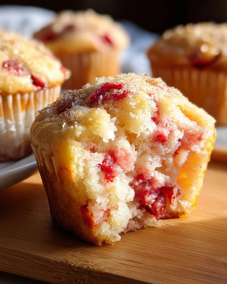 Fresh Strawberry Muffins