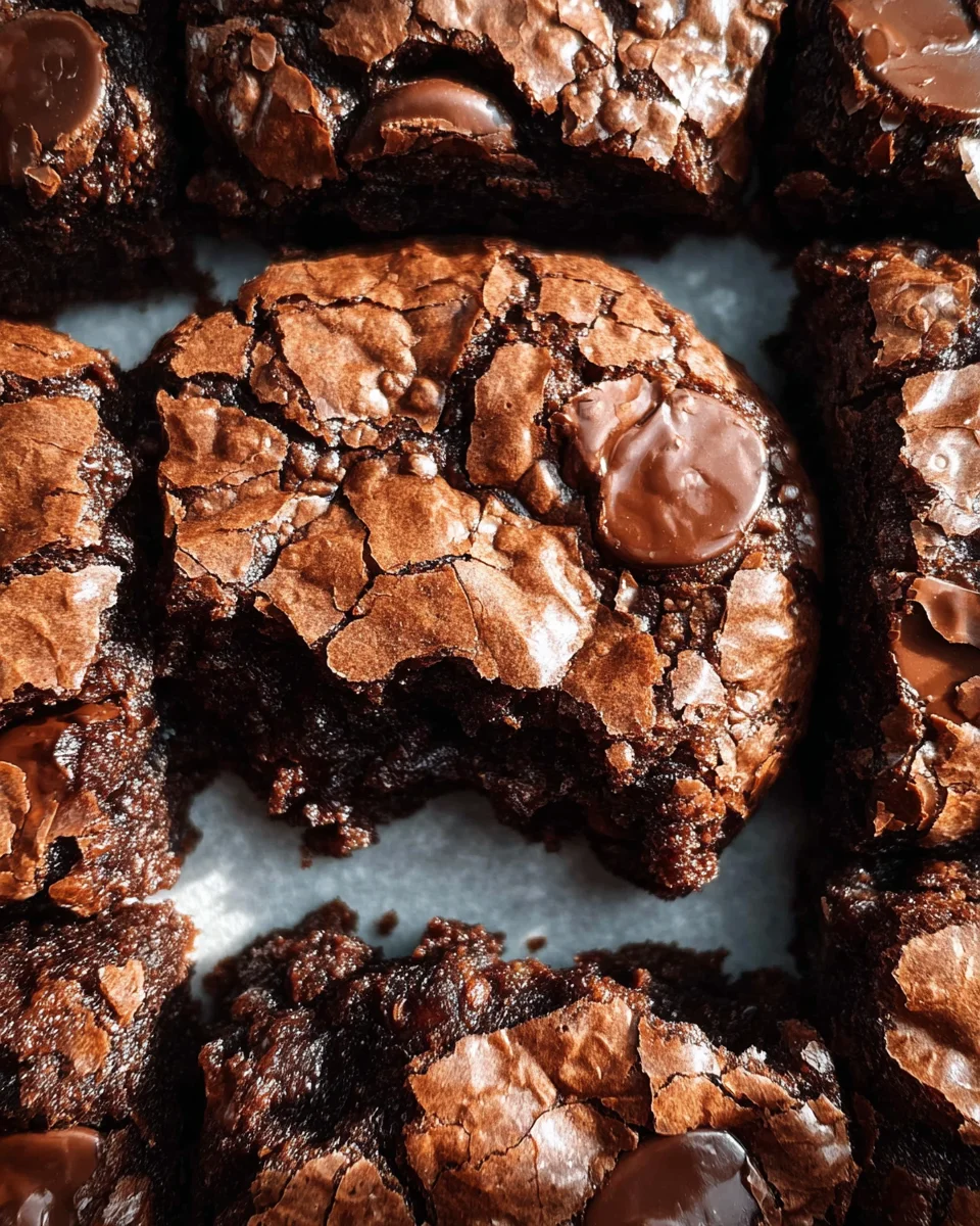 Fudgy Chewy Browkies (Brookies)