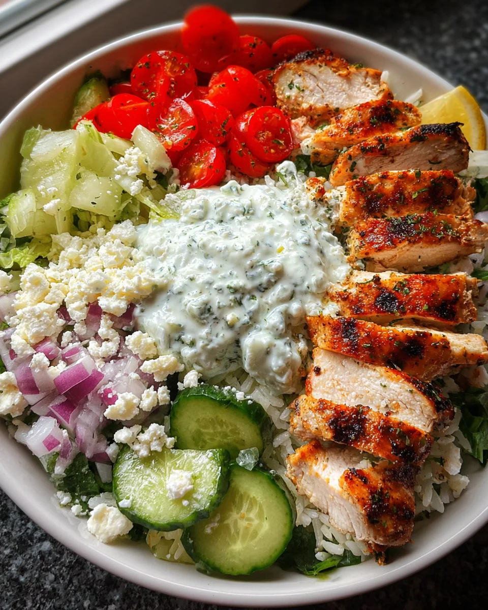 Greek Chicken Bowls