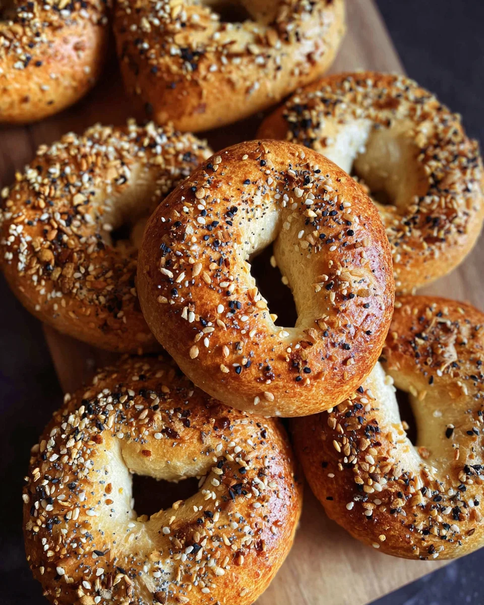 Greek Yogurt Bagels (4 Ingredients)
