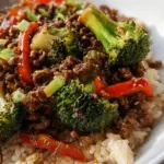 Ground Beef and Broccoli