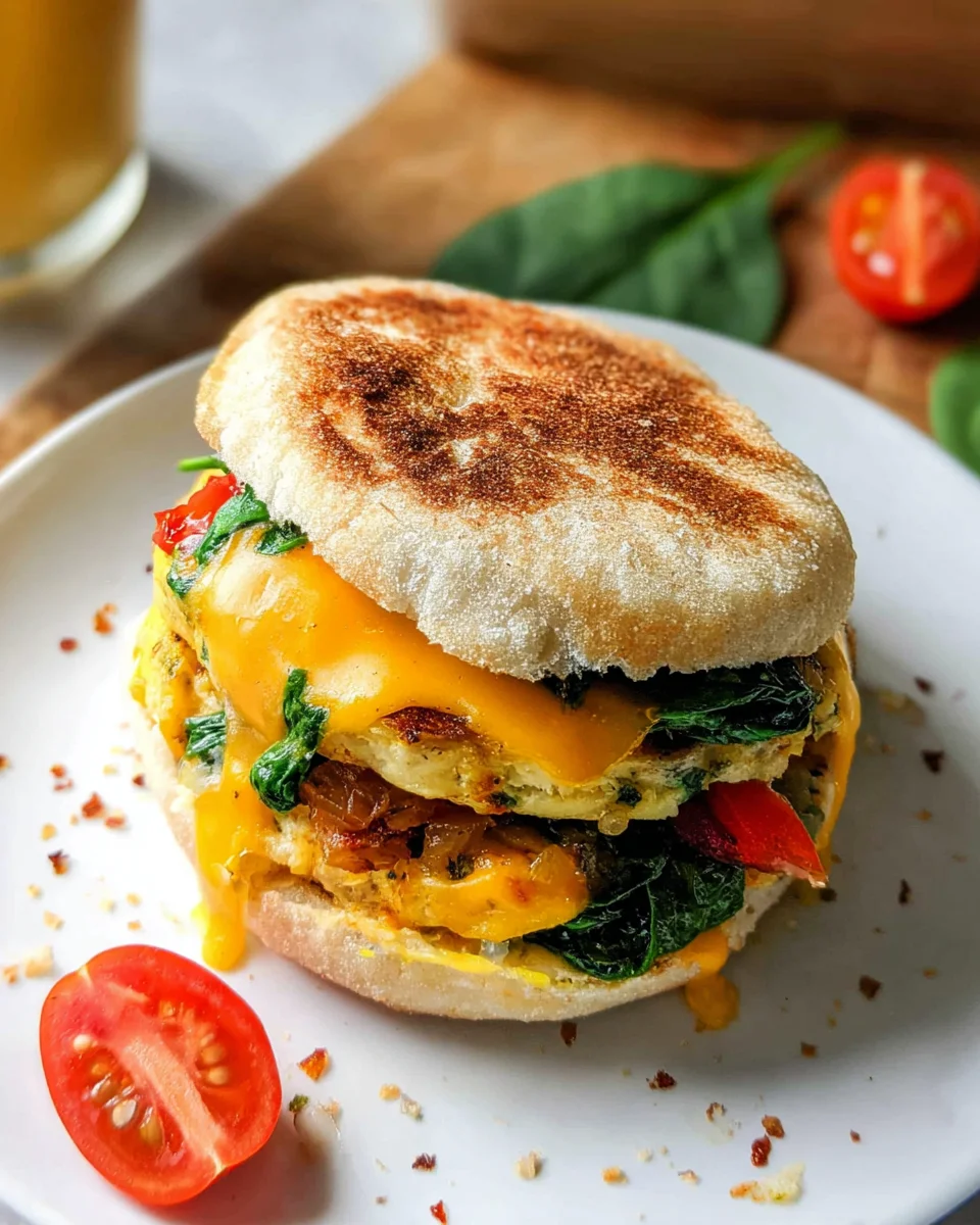 Healthy Breakfast Sandwich (A make-ahead recipe)