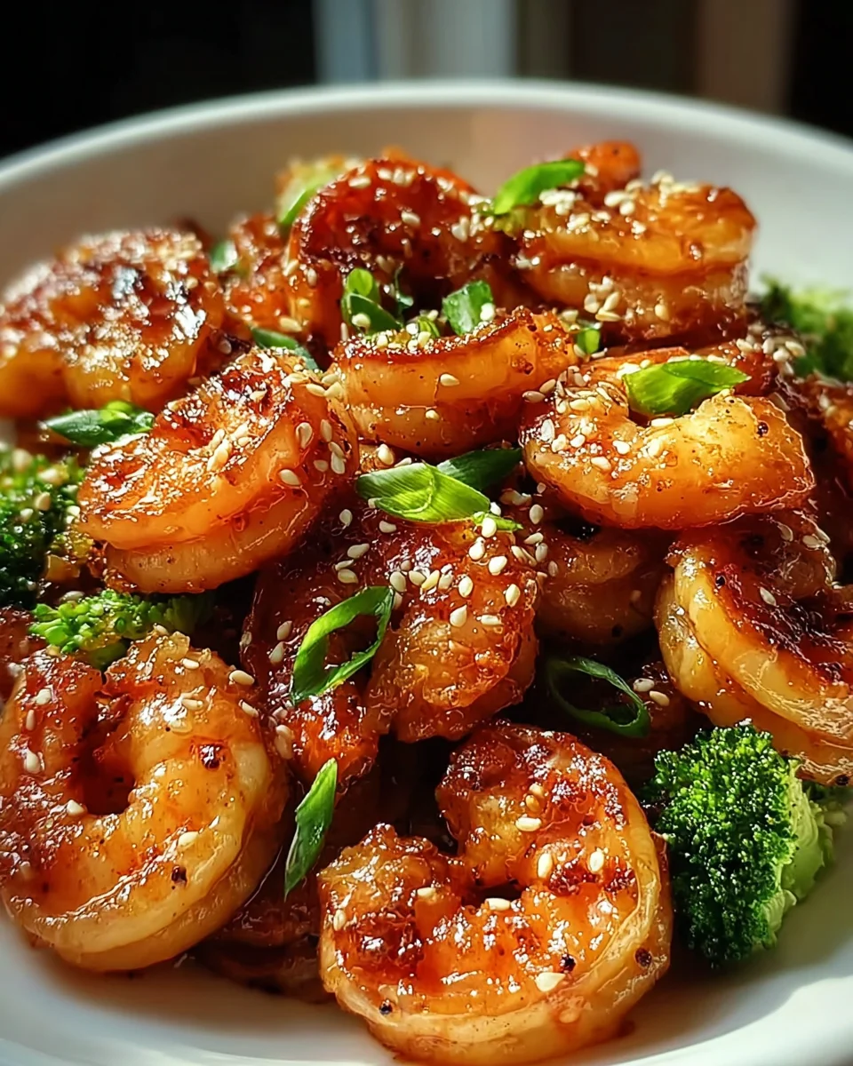 High-Protein Honey Garlic Shrimp