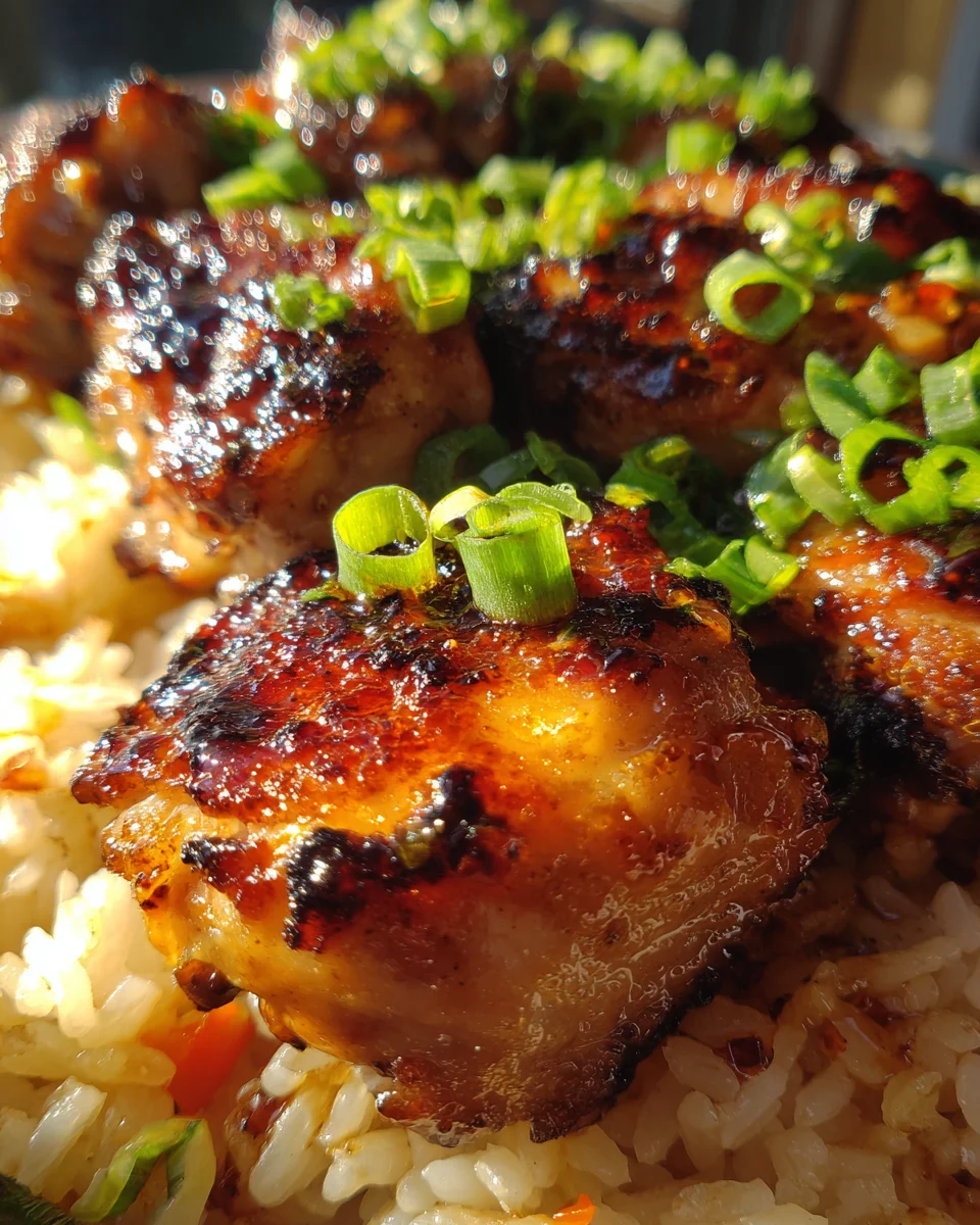 Honey BBQ Chicken Rice