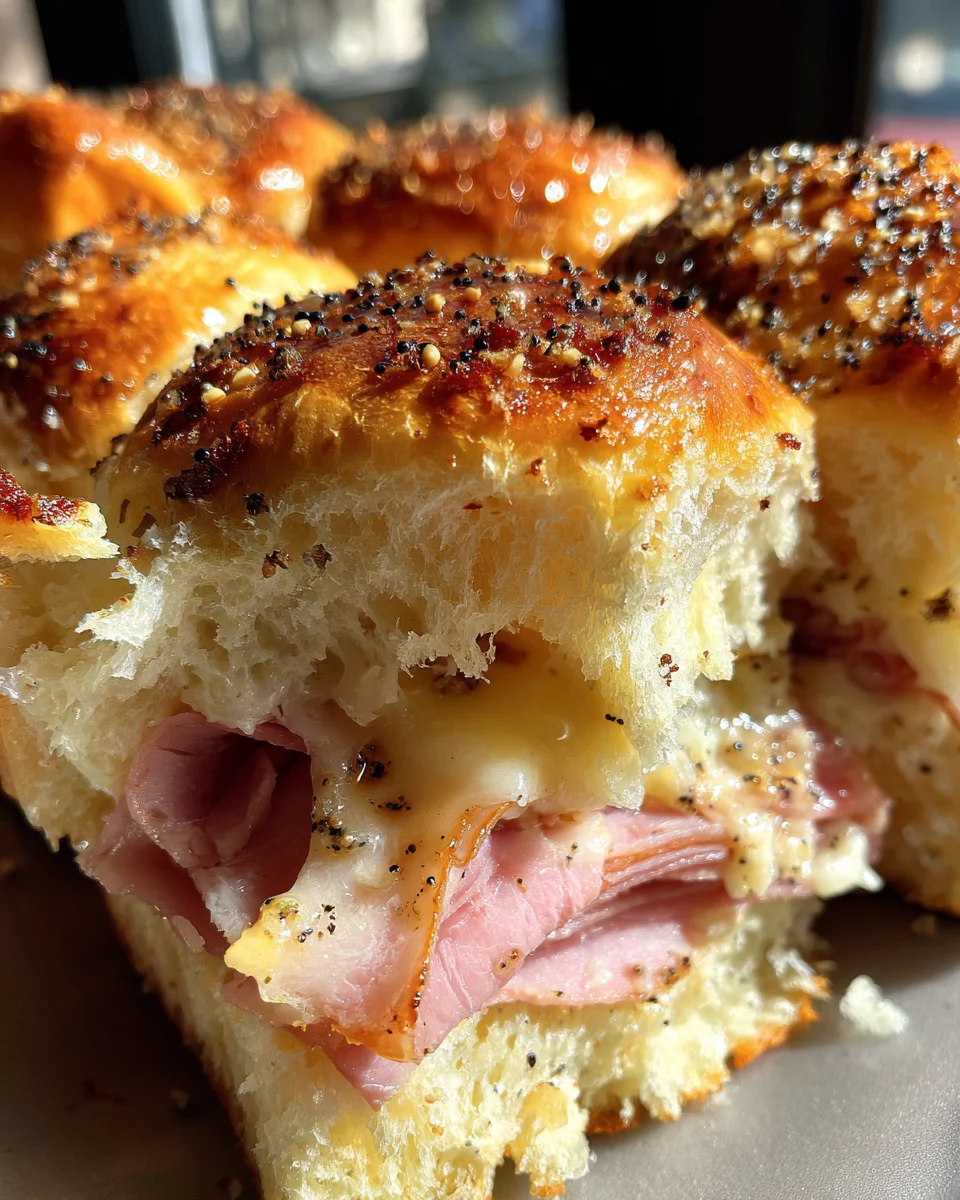 Hot Ham and Cheese Sliders