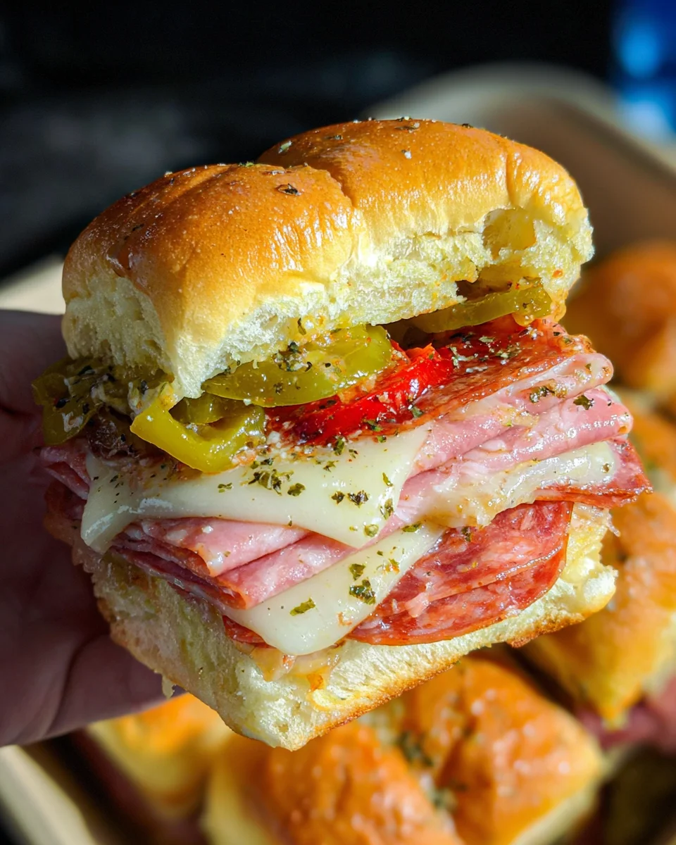 Hot Italian Sub Sliders