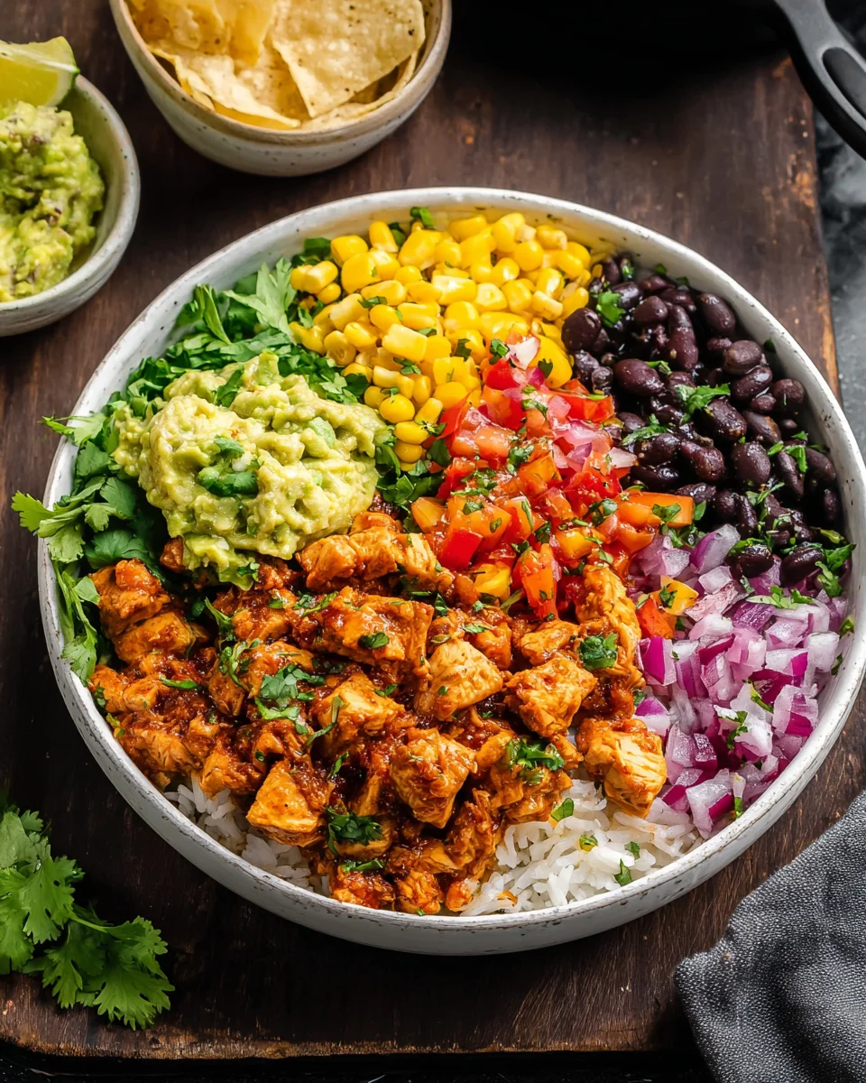 Instant Pot Chicken Burrito Bowl