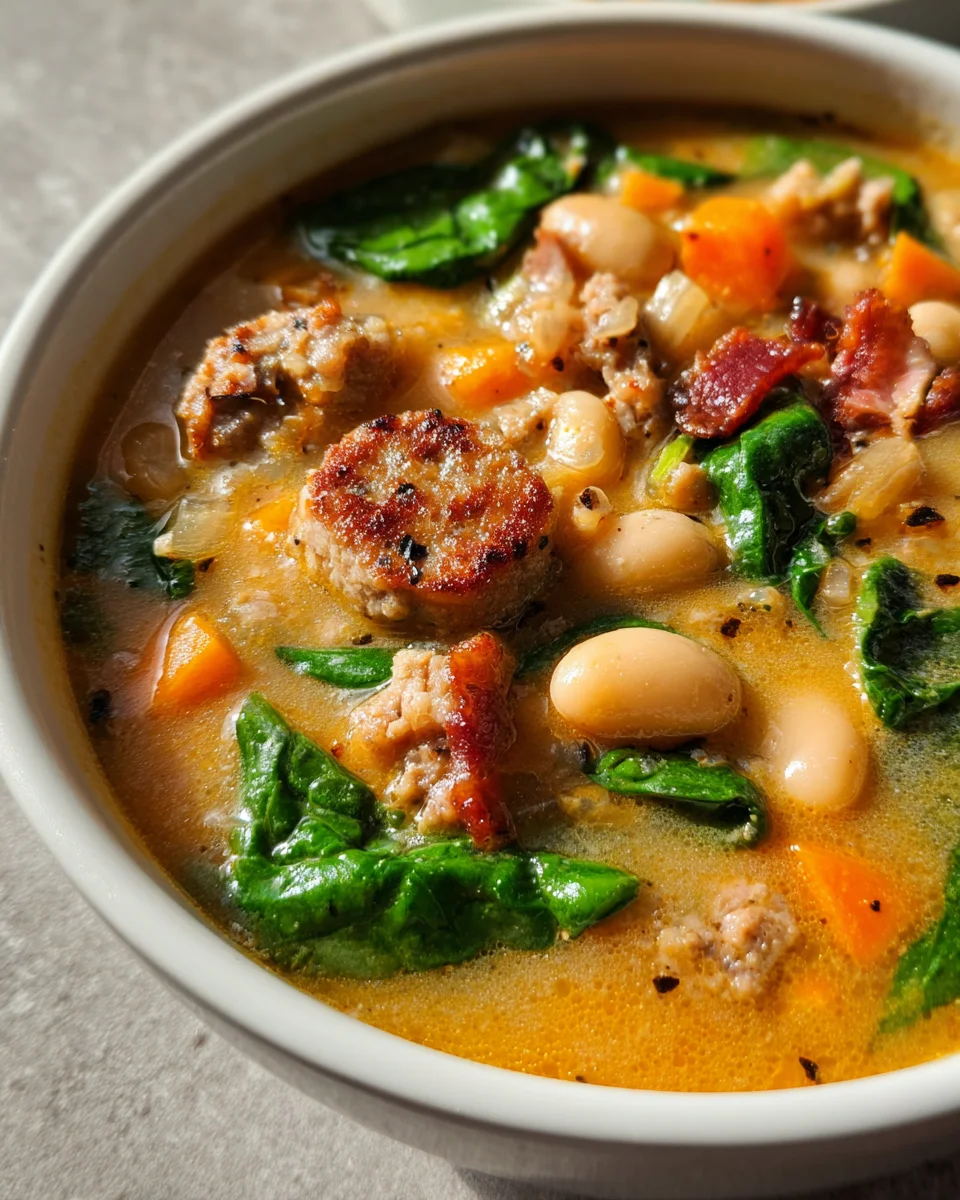 Italian Sausage White Bean Soup