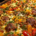 Italian Sausage & Pepper Casserole