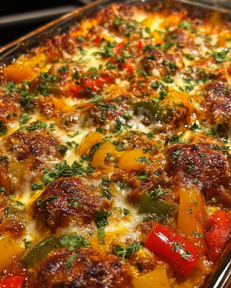 Italian Sausage & Pepper Casserole