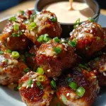 Korean BBQ Meatballs with Spicy Mayo Dip