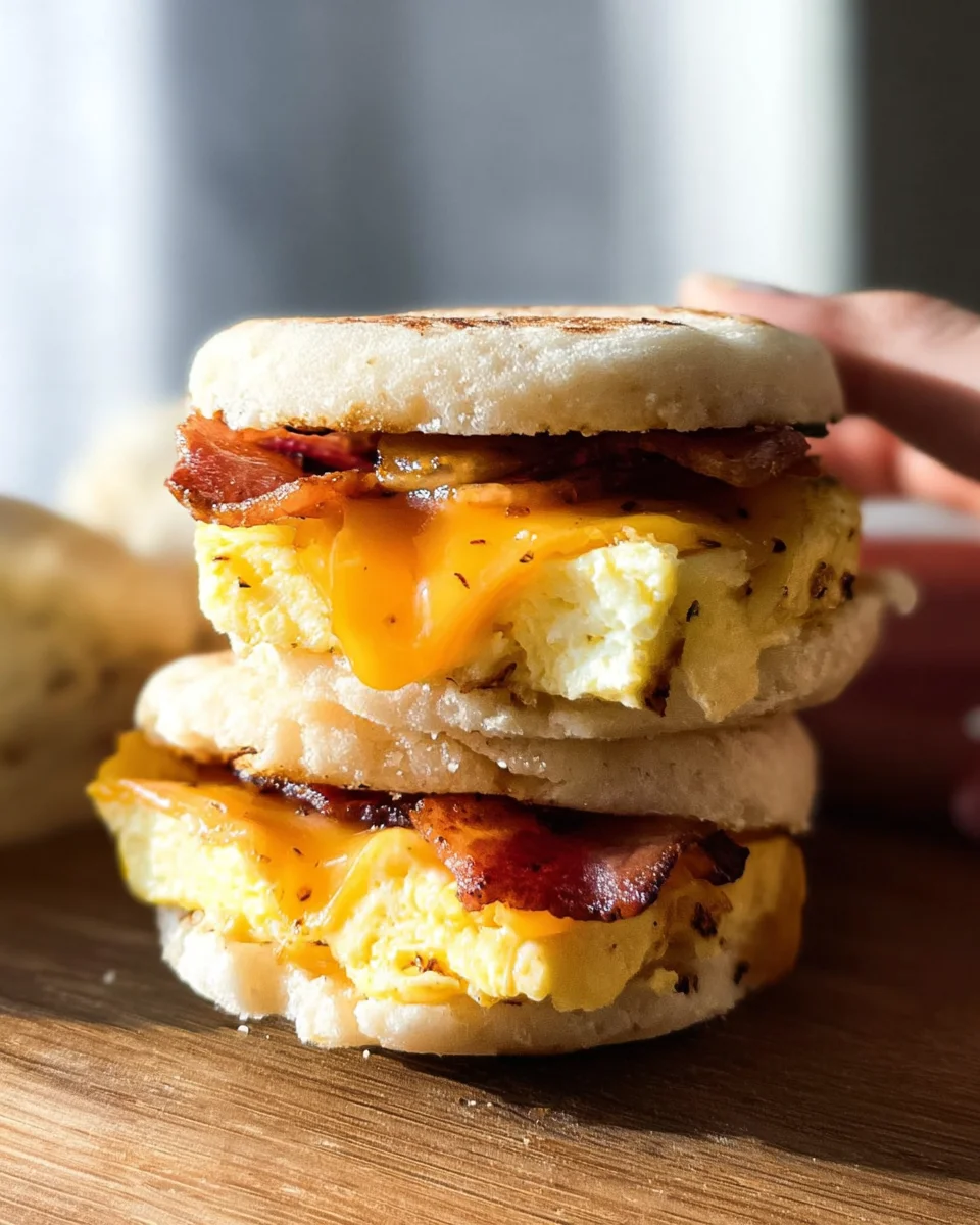 Make Ahead Breakfast Sandwiches