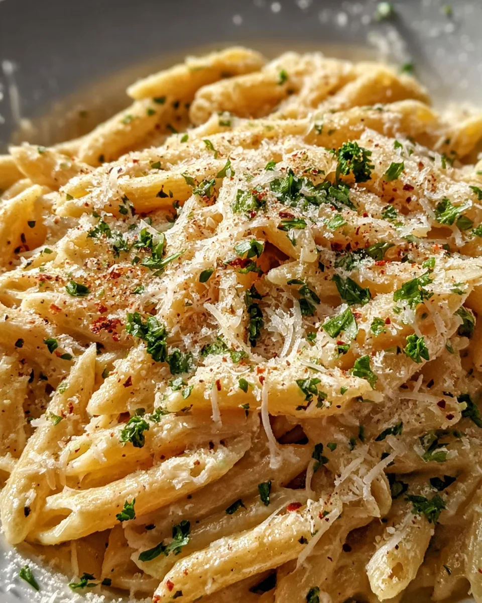 One Pot Creamy Garlic Pasta (Just 20 Minutes!) 17 One Pot Creamy Garlic Pasta (Just 20 Minutes!)