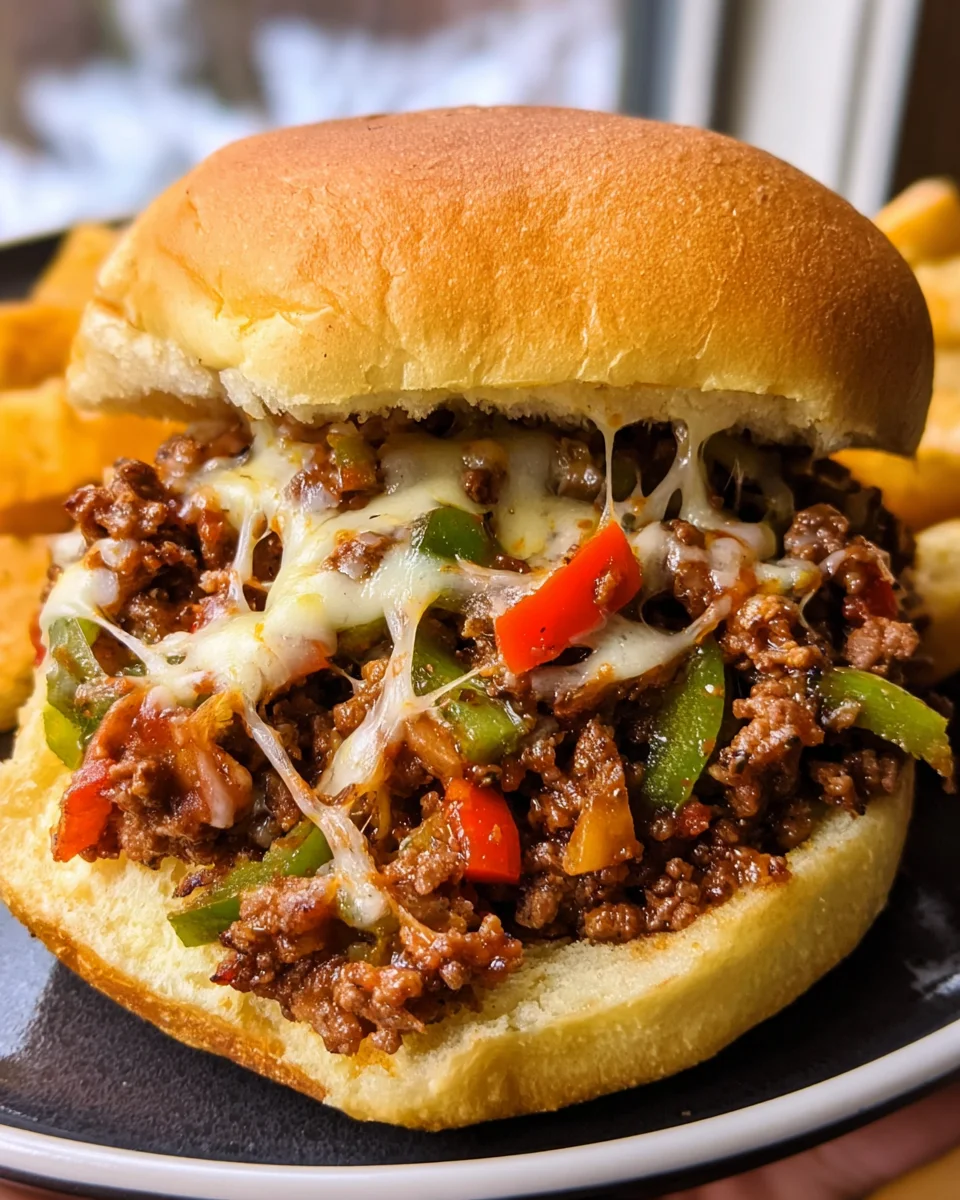 Philly Cheesesteak Sloppy Joes