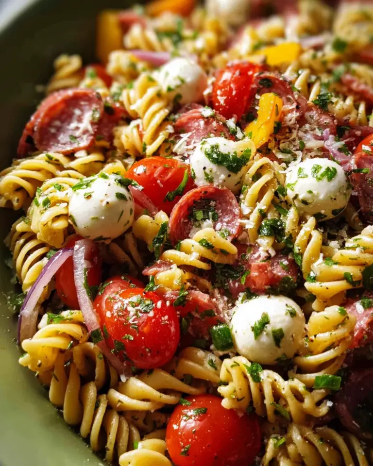 Quick Italian Pasta Salad (with 1 Secret Ingredient)