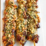 Ranch Garlic Parmesan Chicken Skewers