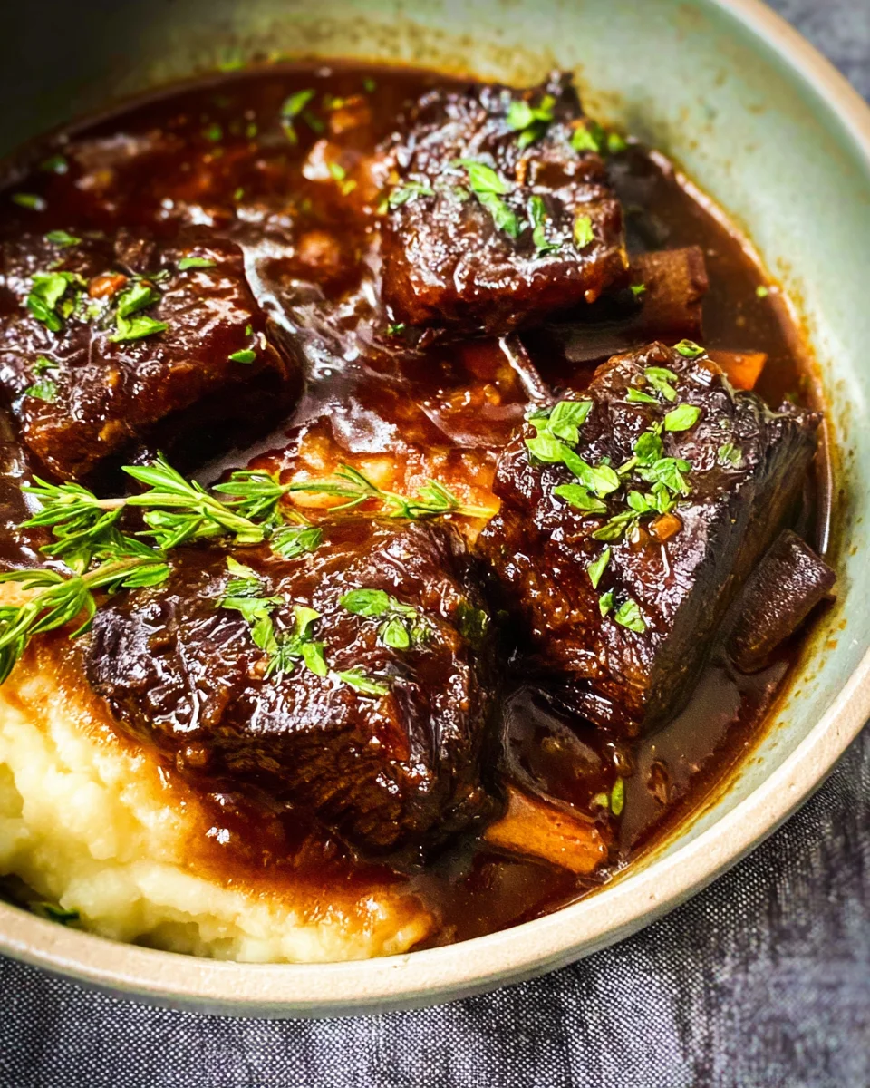 Red Wine Braised Short Ribs in Dutch Oven 25 Red