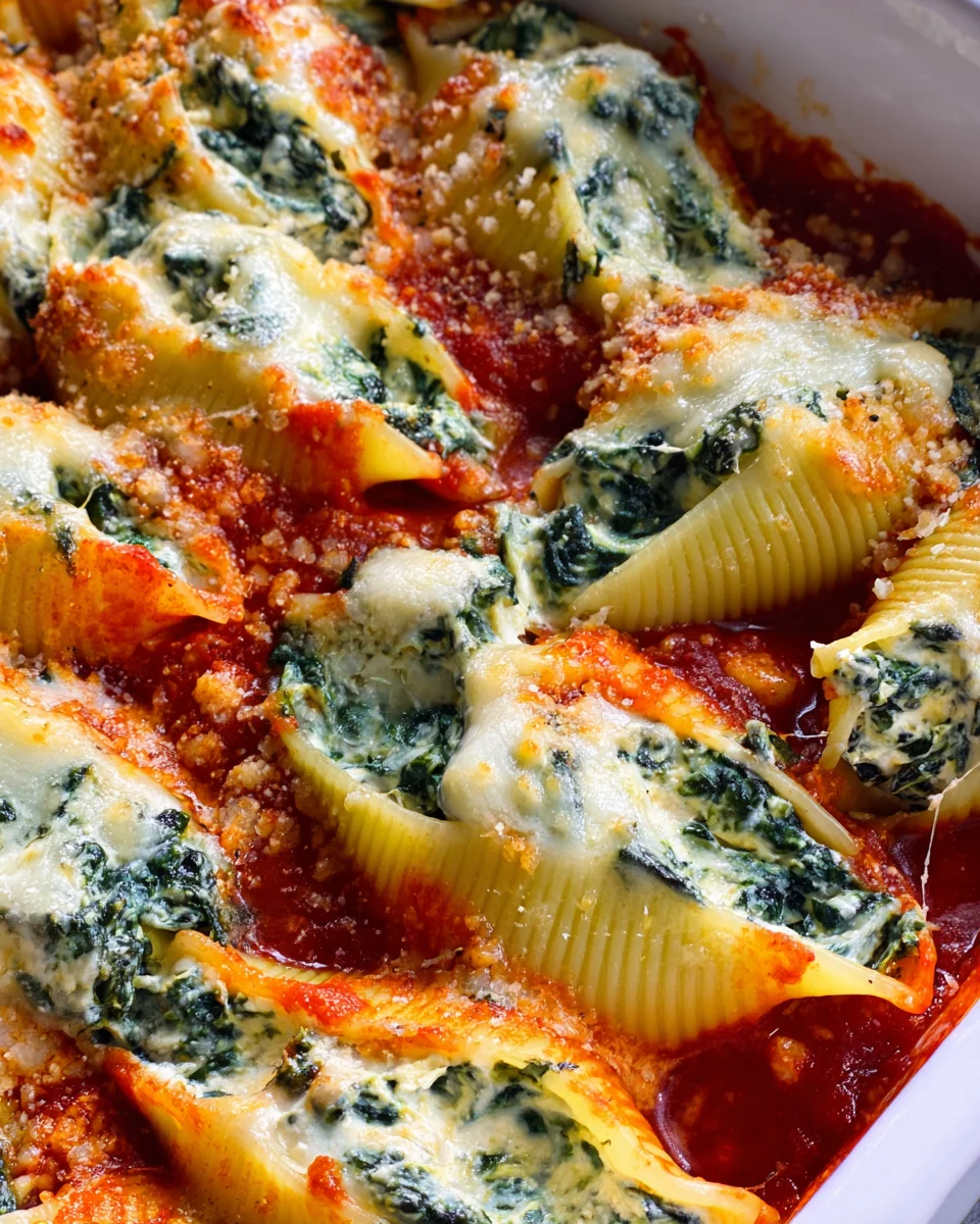 Spinach and Ricotta Stuffed Shells Recipe 22 Spinach