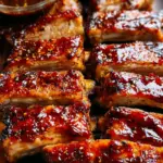 Sticky Oven Barbecue Ribs