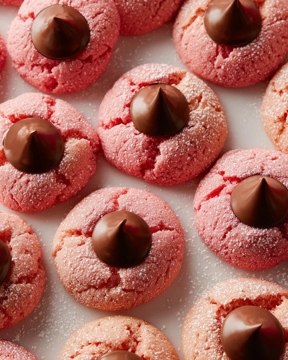 Strawberry Kiss Cookies Recipe