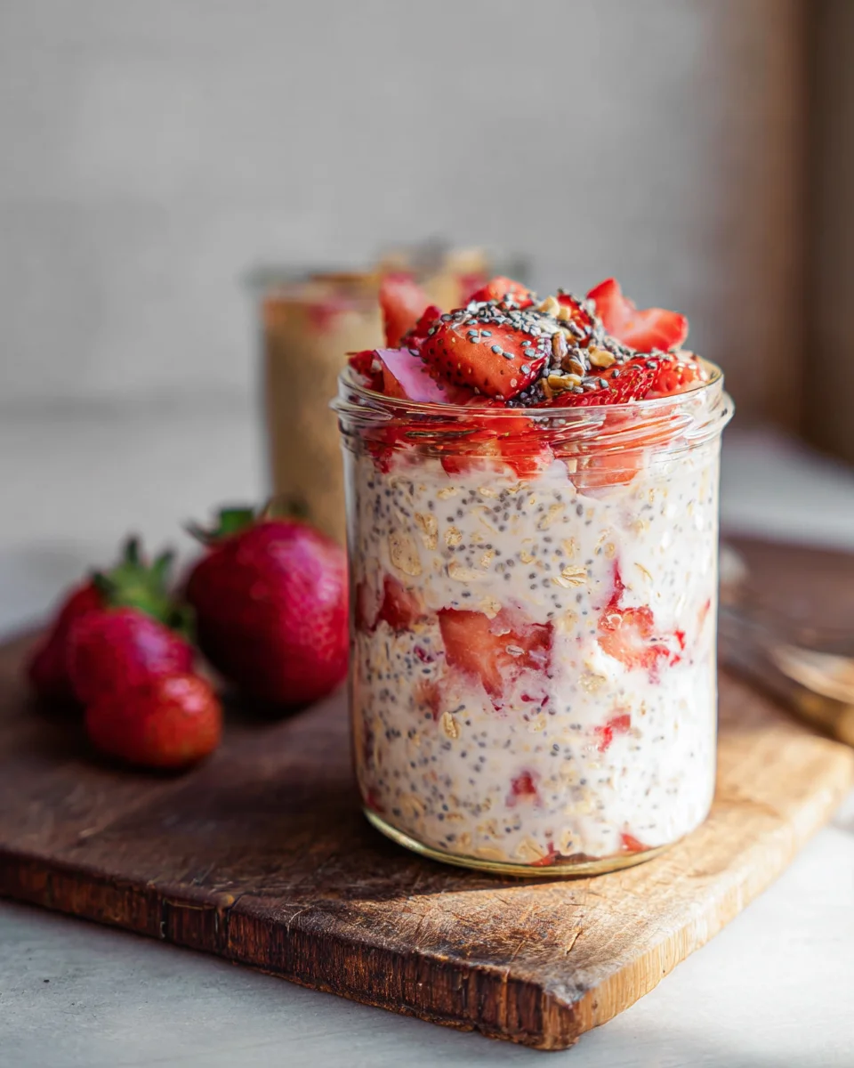 Strawberry Overnight Oats 15 Strawberry Overnight Oats