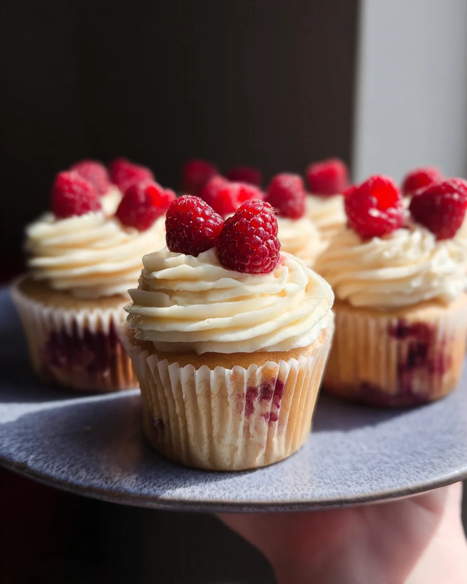 The Best White Chocolate Raspberry Cupcakes
