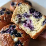 Three Ingredient Blueberry Bagels (High Protein, Low Carb)