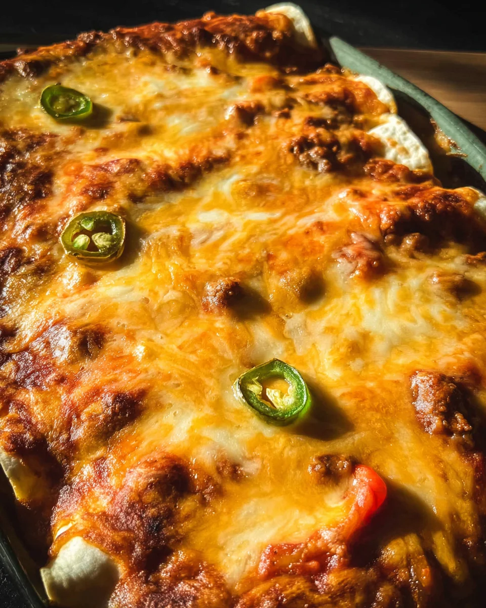 Ultimate Cheesy Venison Enchiladas