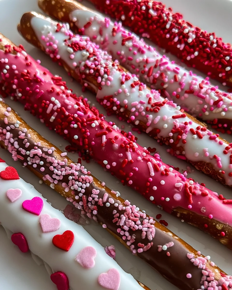 Valentines Day Chocolate Covered Pretzels Recipe 2