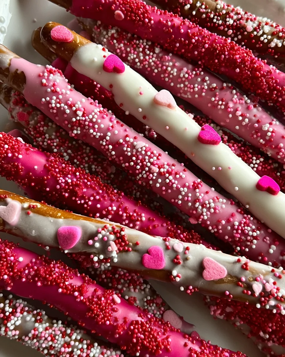 Valentines Day Chocolate Covered Pretzels Recipe 3