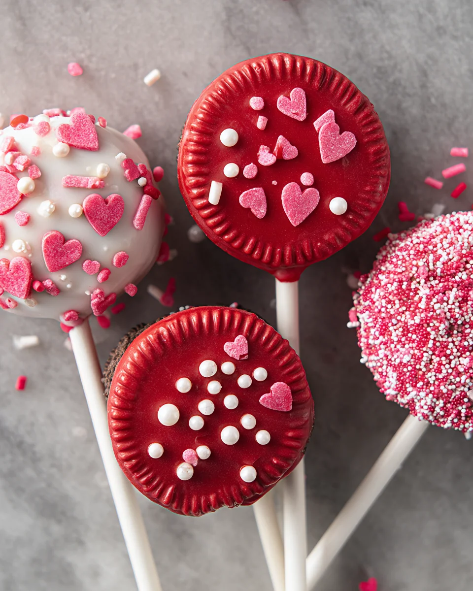 Valentines Day Oreo Pops 2